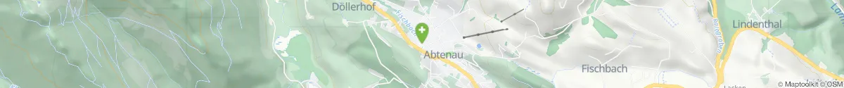 Kartendarstellung des Standorts für Apotheke Abtenau in 5441 Abtenau